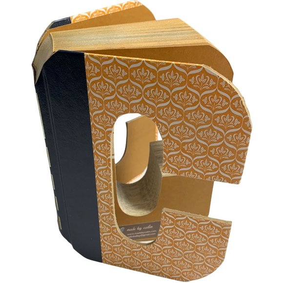 C Initial Cut Out Book Hand Made Decor - Picture 2 of 4